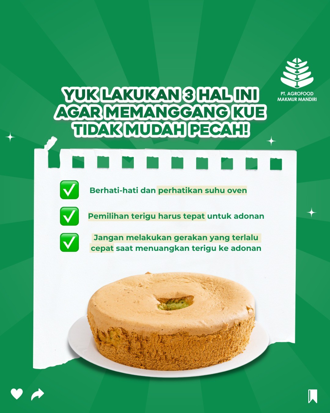 Yuk Lakukan 2 Hal Ini agar Kue Tidak Mudah Pecah Saat Dipanggang!